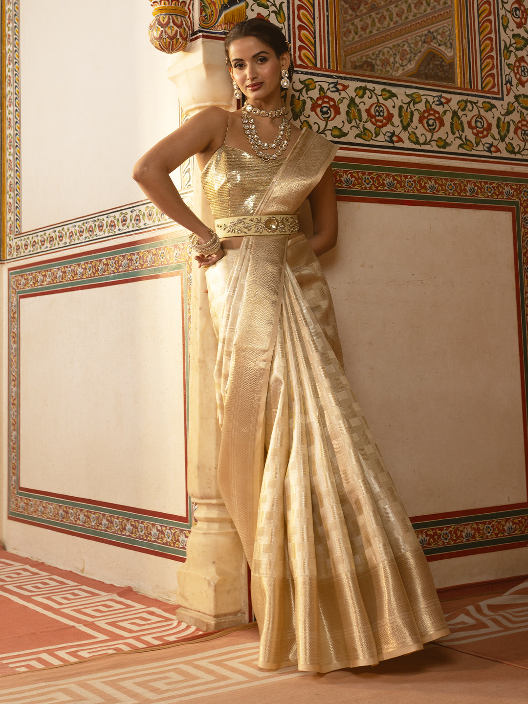 saree dress modern Traditional Modern Artistry Bridal Saree