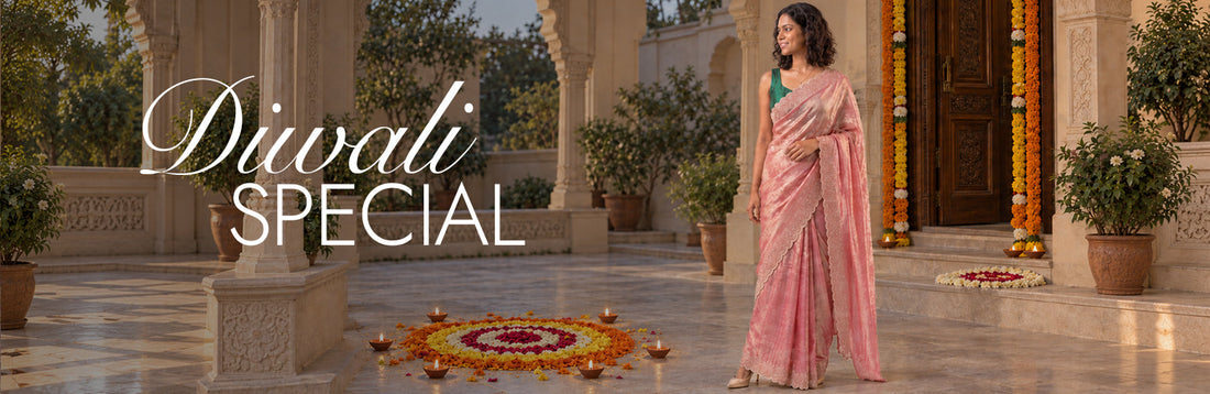 diwali saree