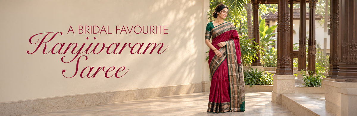 Why Kanjivaram Silk Sarees Are a Timeless Bridal Choice