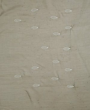 Tissue Ethnic Wear Khaki Color Saree