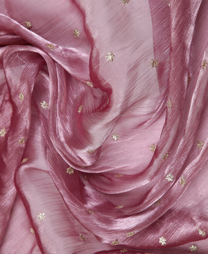 Organza Ethnic Wear Mauve Colour Saree