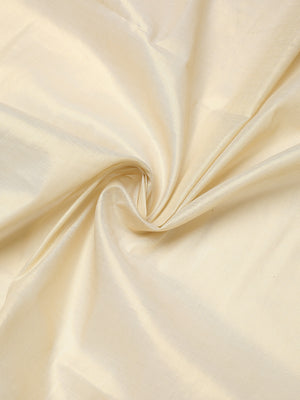 Golden Tissue Plain Set Saree with Classic Golden Stripes on a Kasavu-Bordered Pallu.