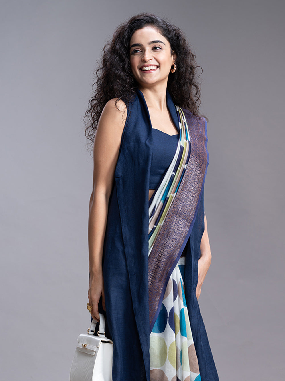 Multicolor Chanderi Casual Wear Saree